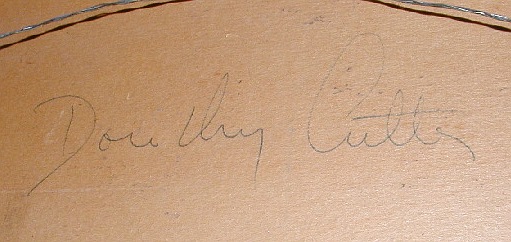 Dorothy Cutter signature